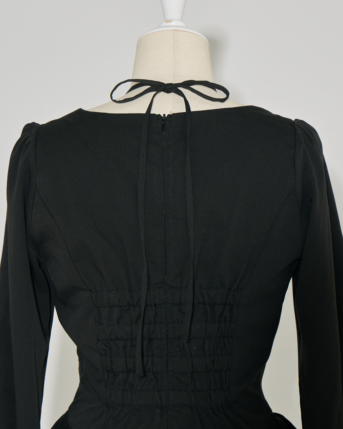 クロステープバイカラーティアードワンピース