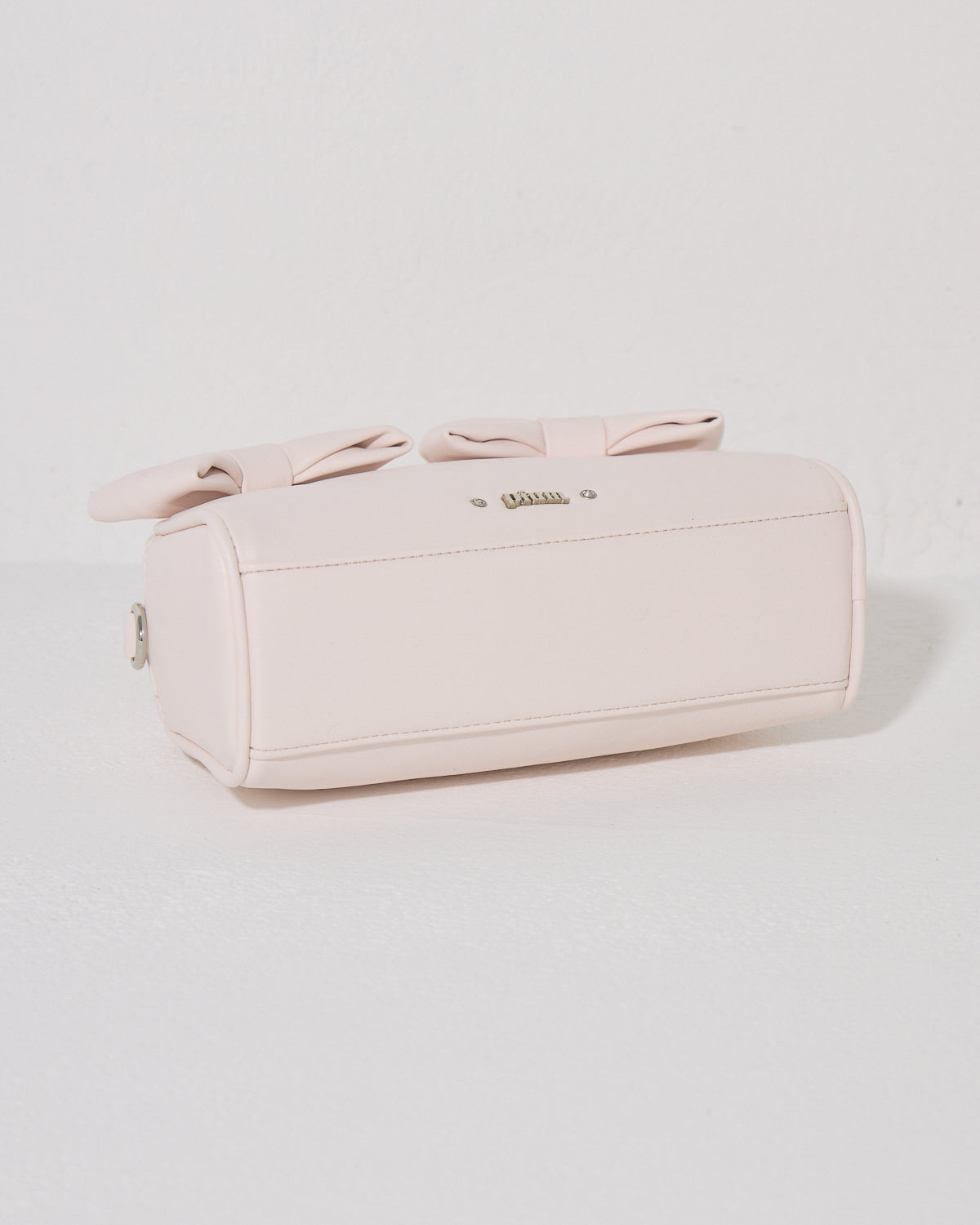 ハートポーチ付きリボンボストンバッグ