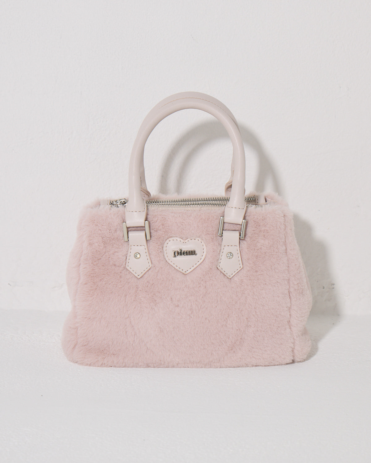 チャーム付き2wayファーバッグ