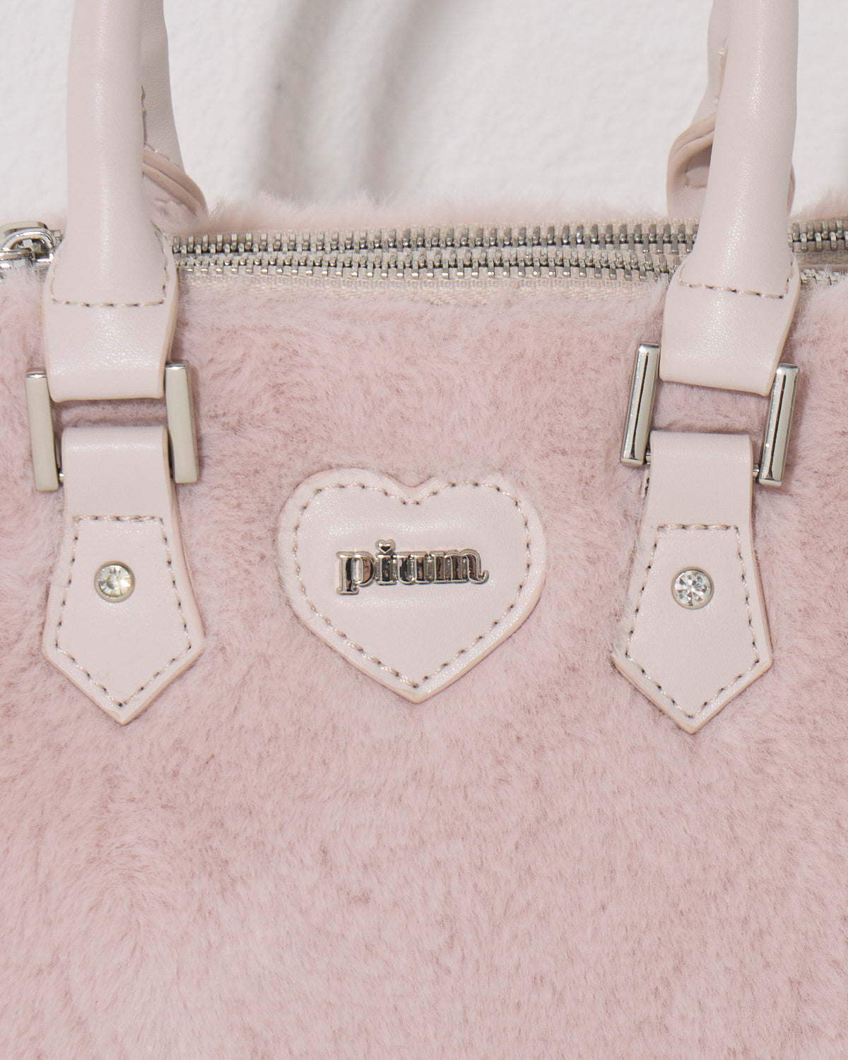 チャーム付き2wayファーバッグ