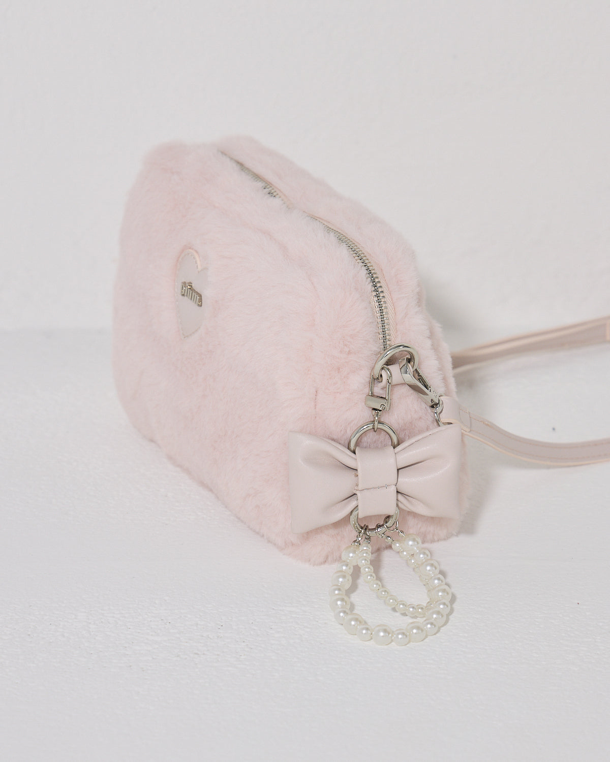 チャーム付き2wayファーバッグ