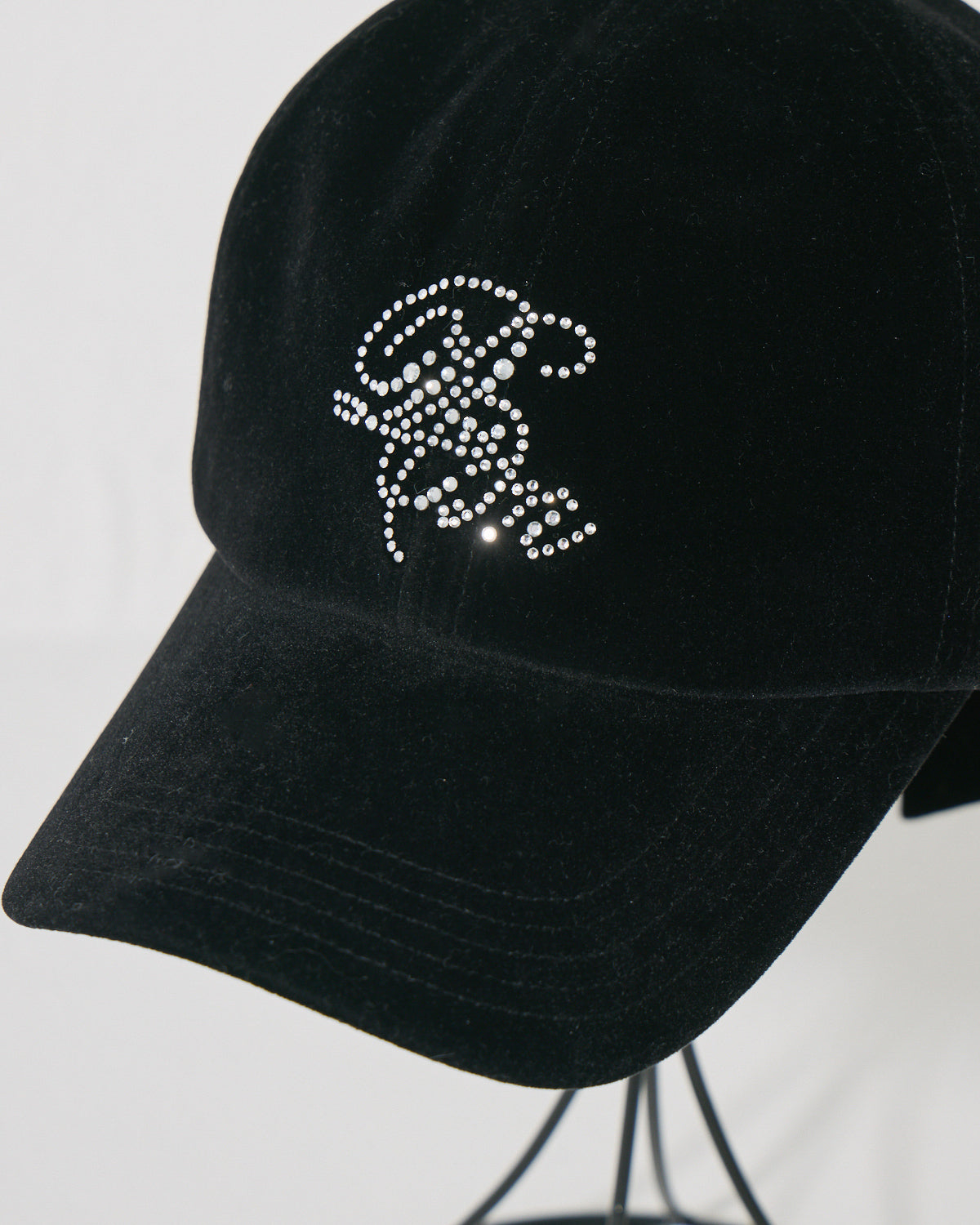 バックリボンベロアキャップ