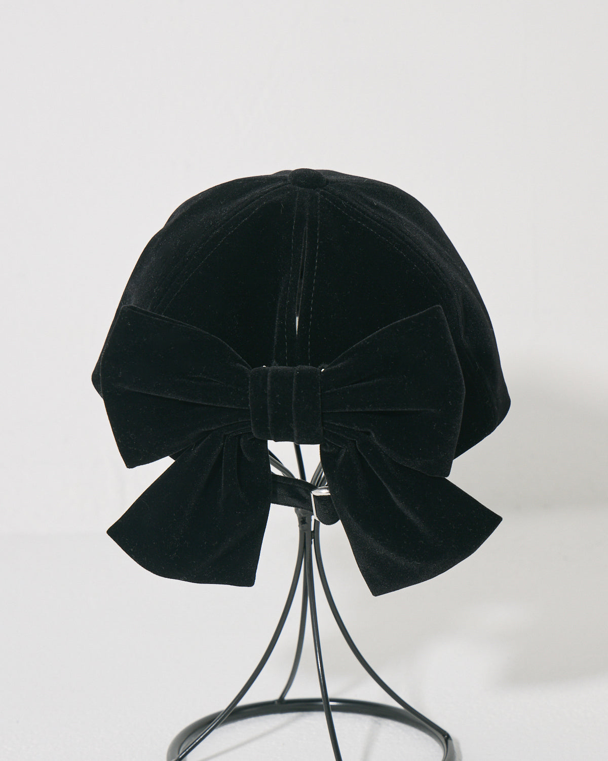 バックリボンベロアキャップ