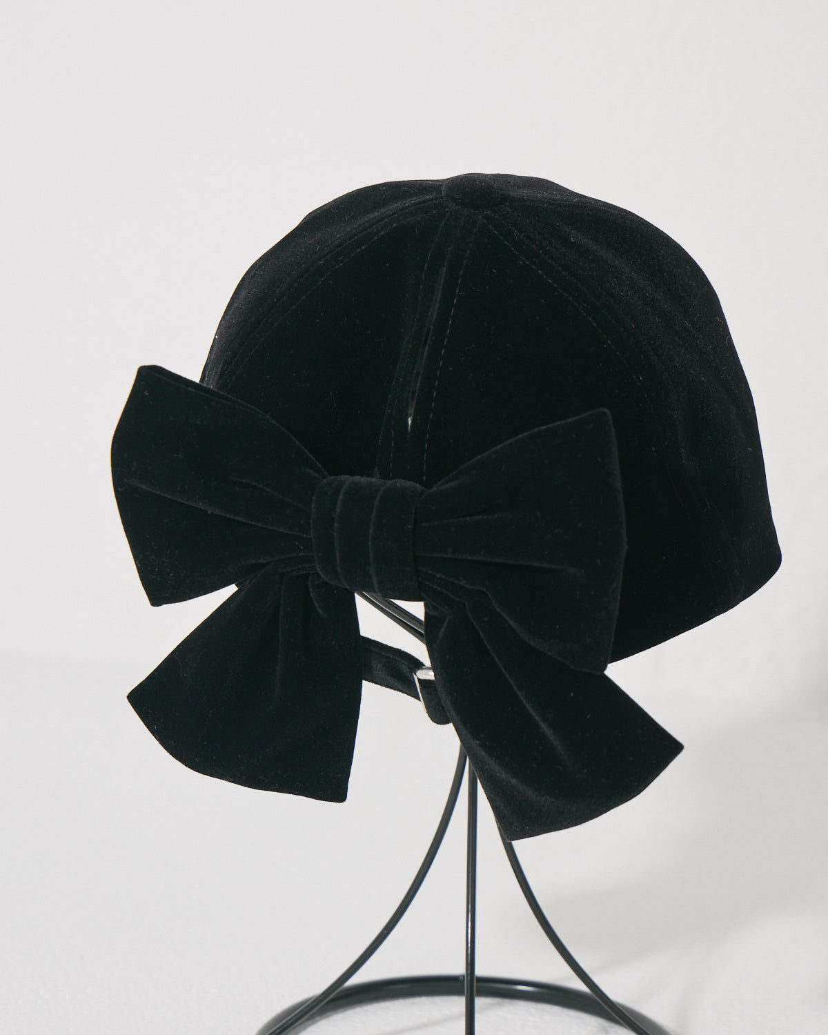 バックリボンベロアキャップ