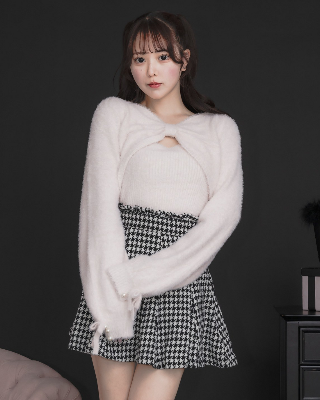 モデル身長：157cm/着用カラー：ピンク