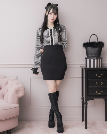 モデル身長：155cm/着用カラー：ブラックミックス