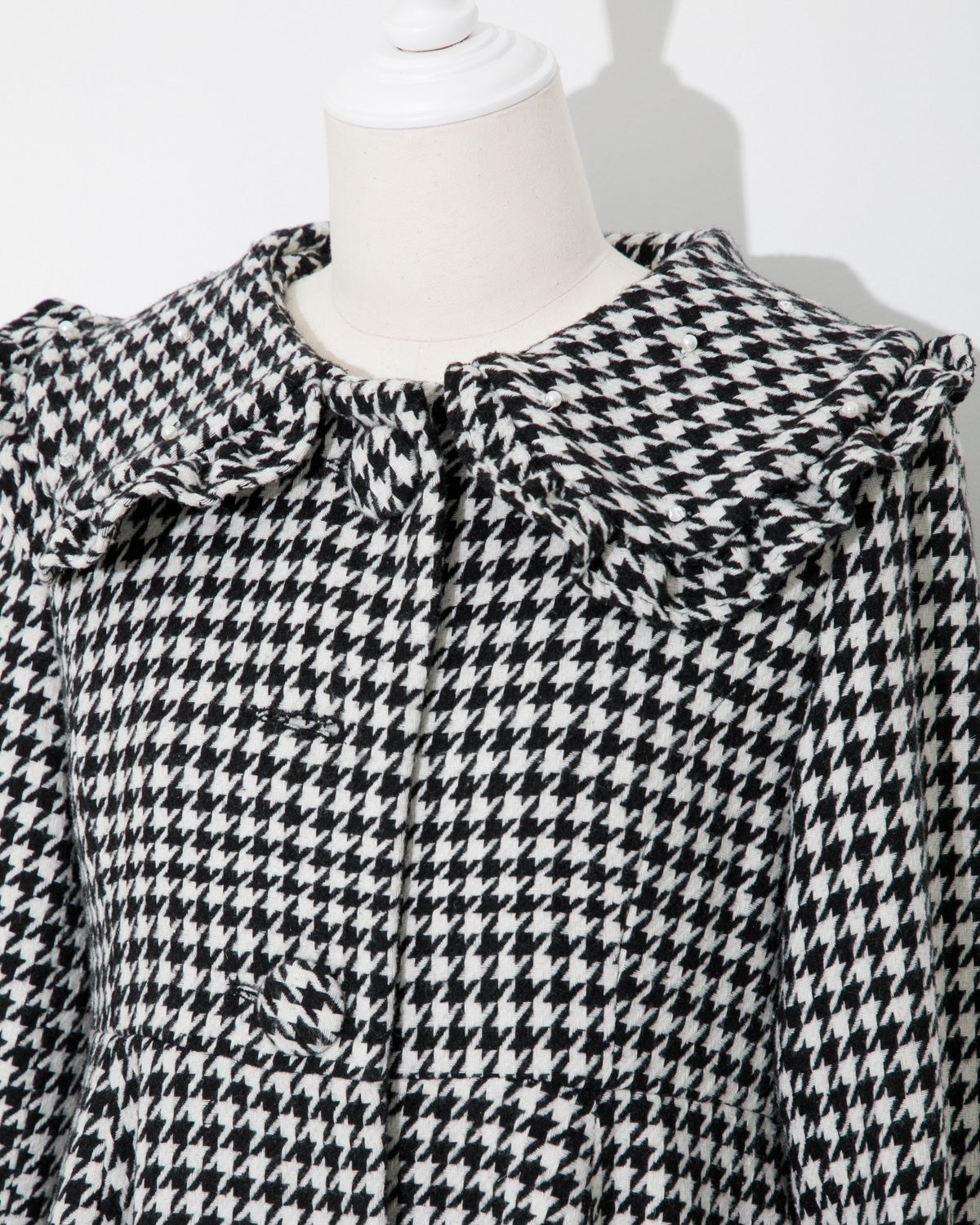 ビジューカラードーリーフレアコート