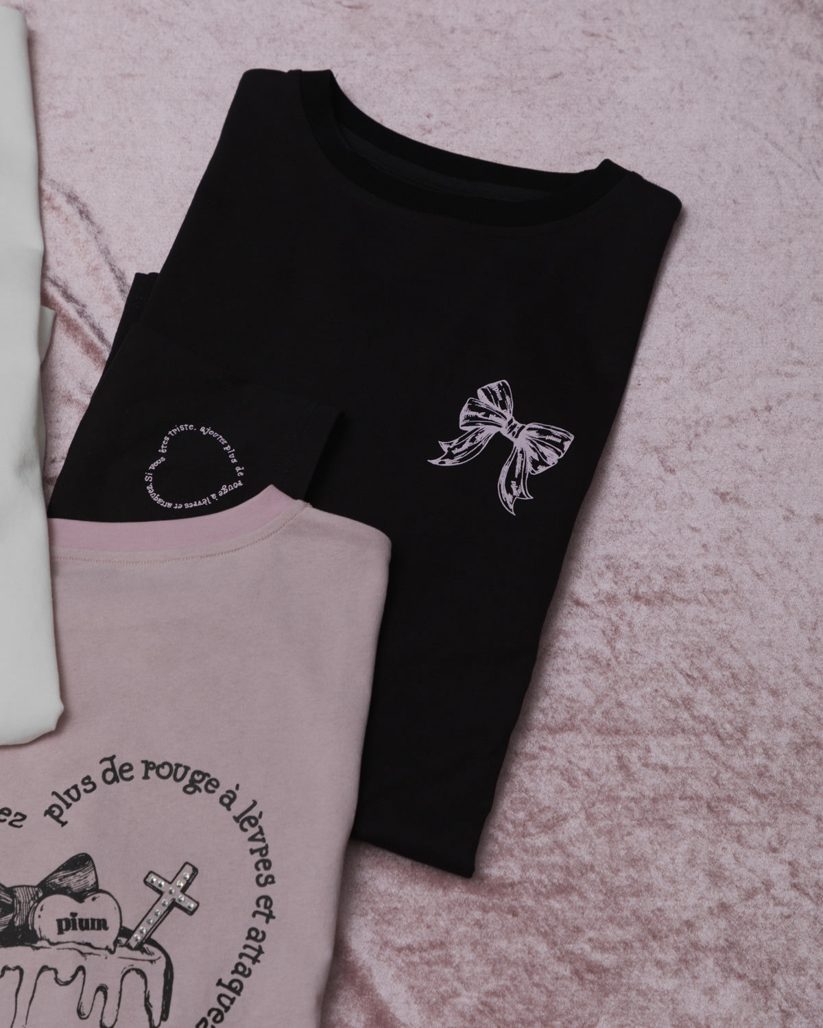 pium melty cake オーバーサイズロングTシャツ