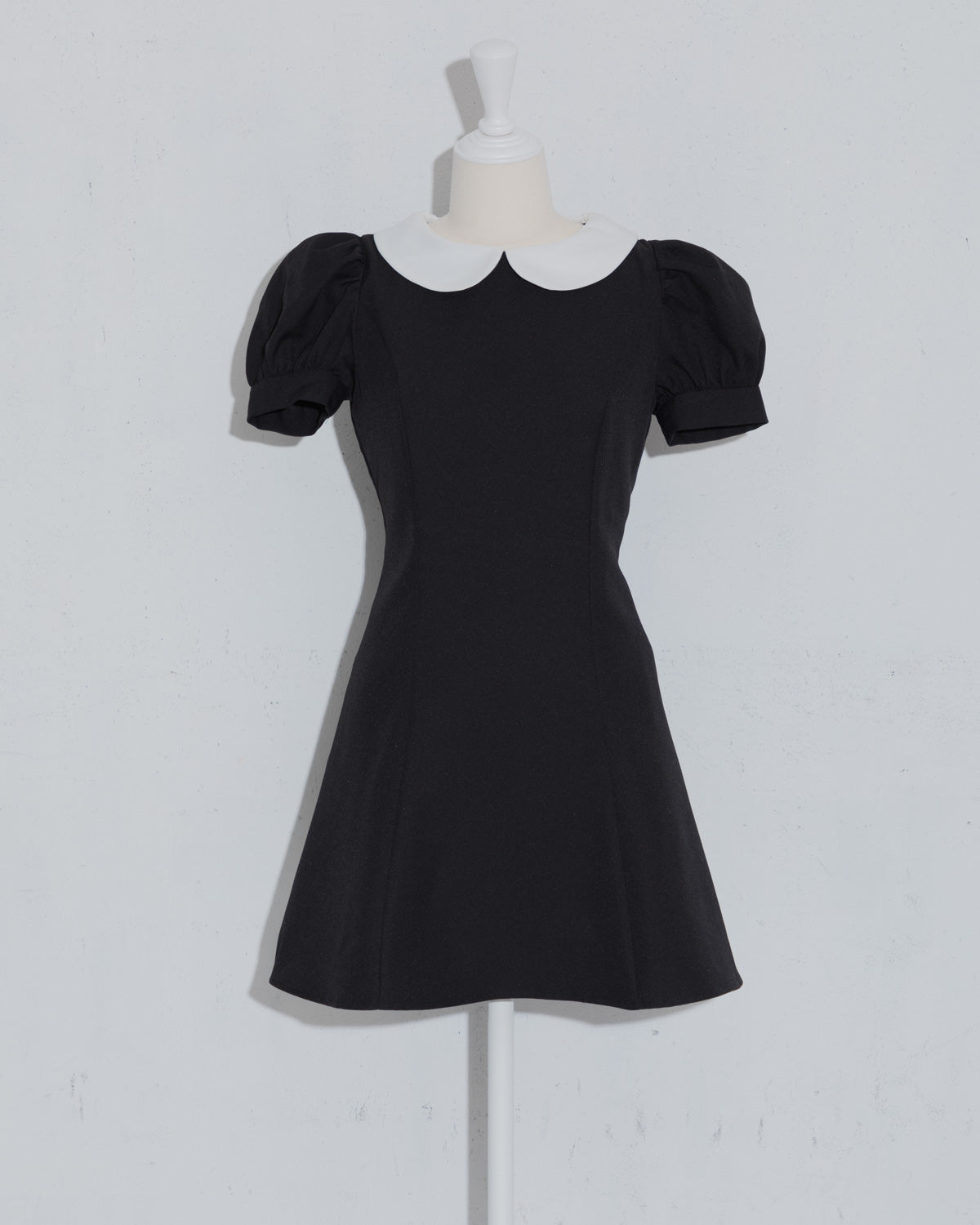 チュールエプロン付きドーリーミニワンピ