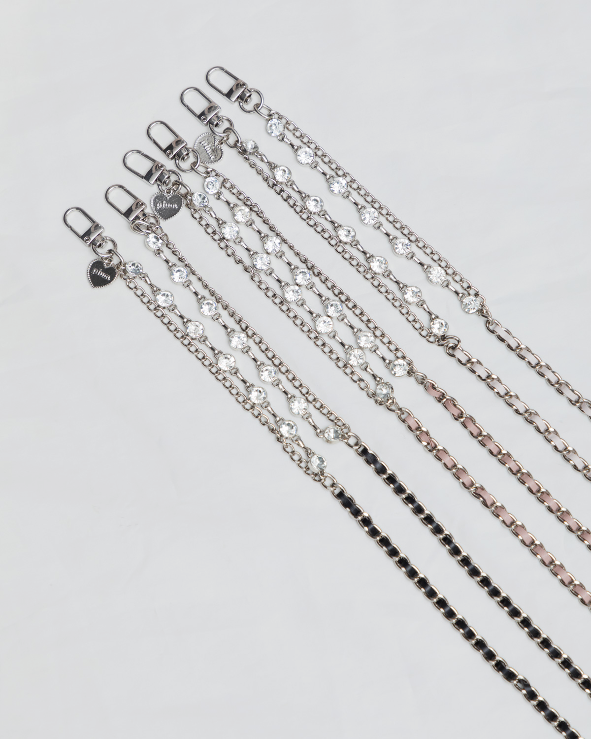 piumオリジナルビジュー付きマルチチェーン