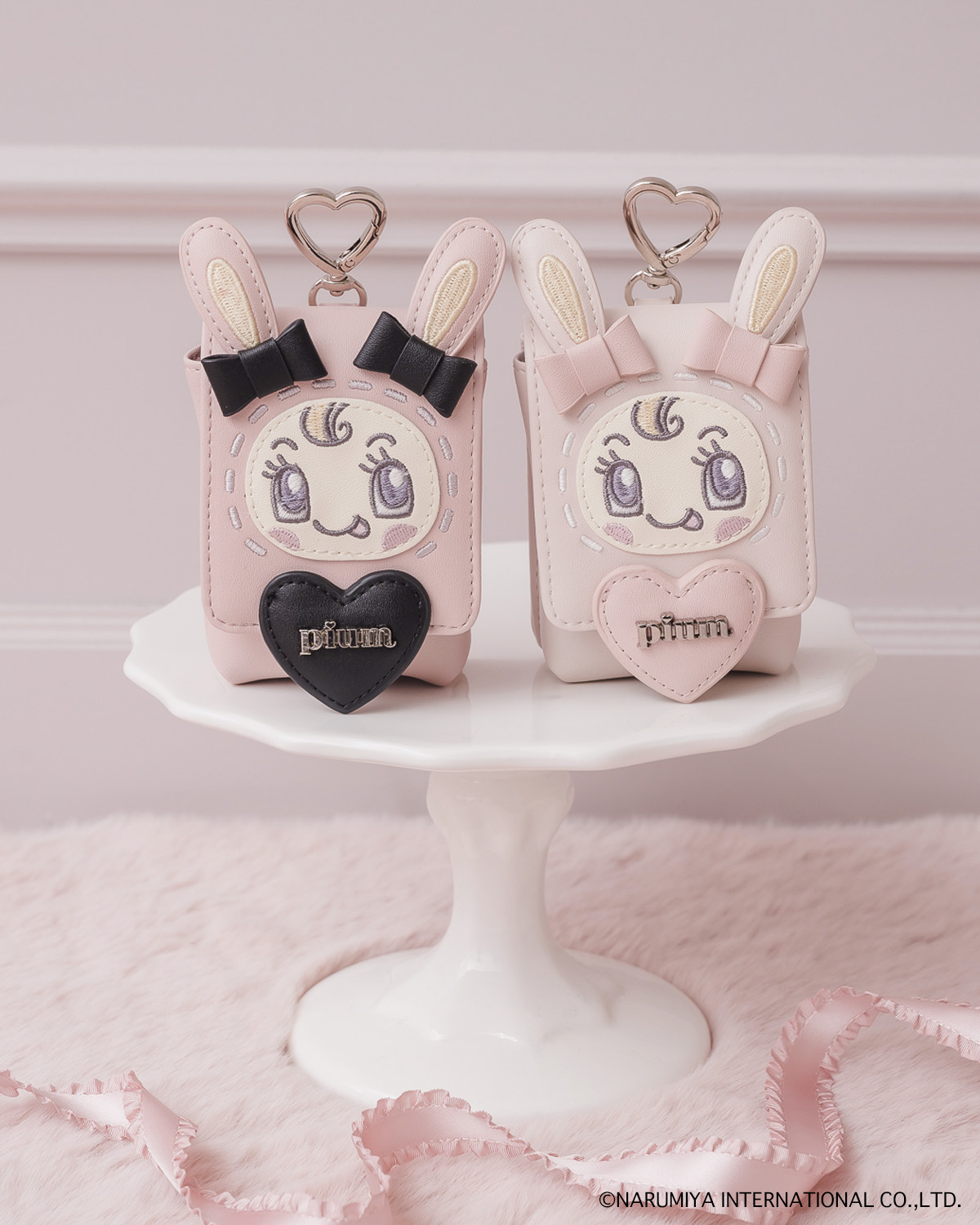 pium×Mezzo Piano ベリエちゃんリップケースチャーム pium×Mezzo Piano ベリエちゃんリップケースチャーム