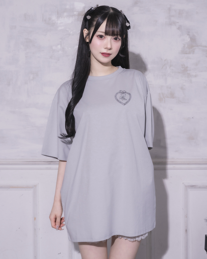 モデル身長：155cm/着用カラー : ブルーグレー
