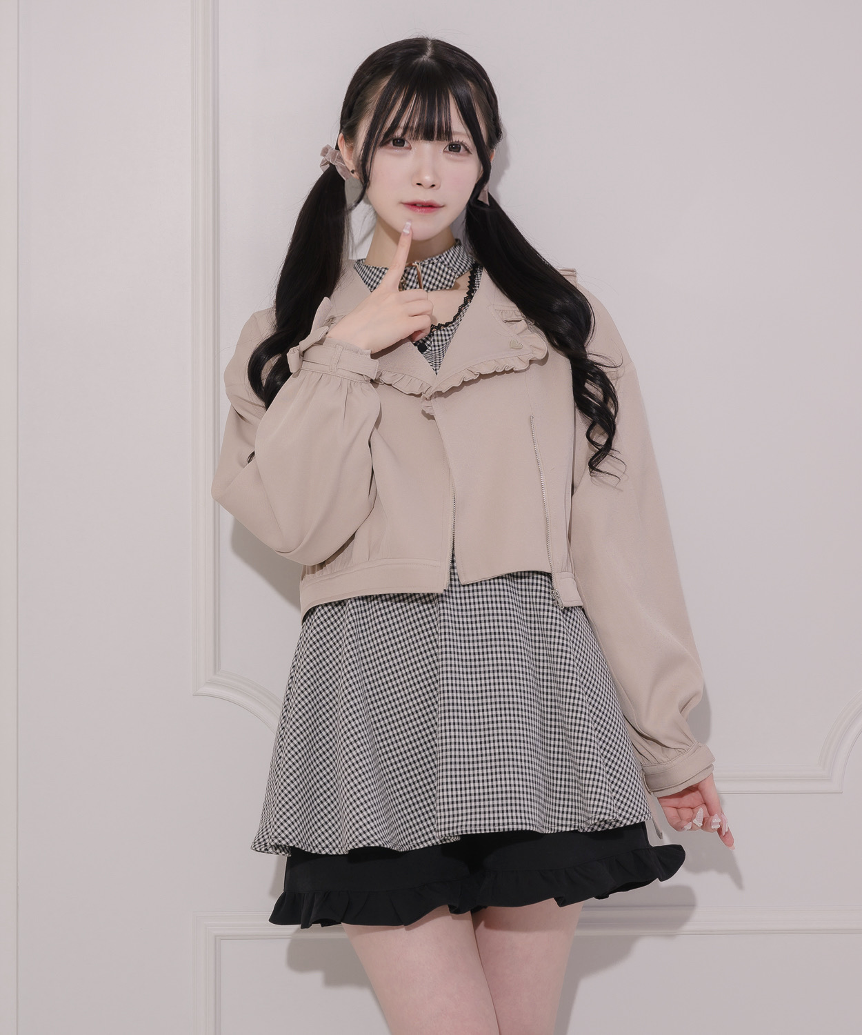 pium オーバサイズ フリルライダース (black) オーバーサイズフリルライダース – pium