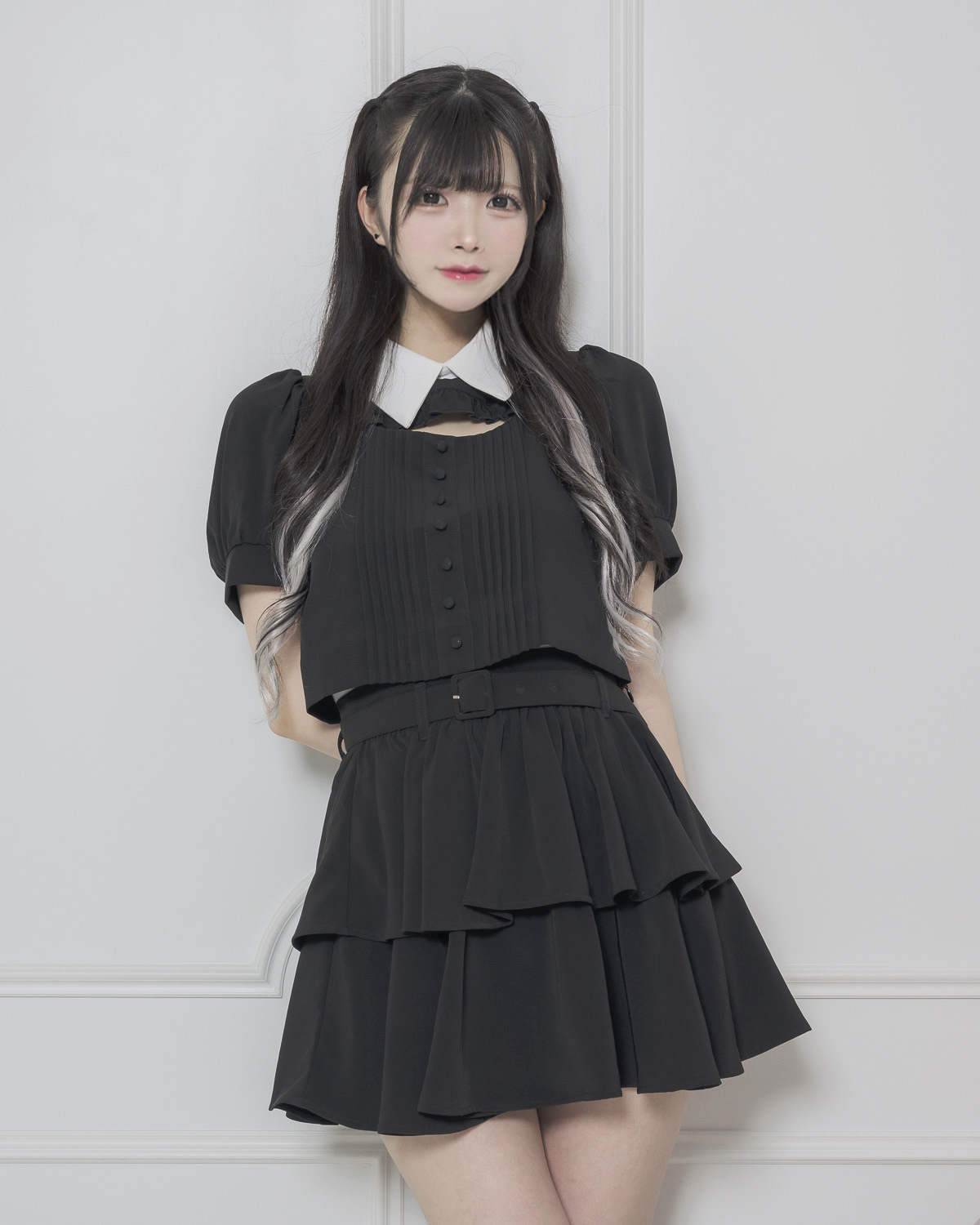 モデル身長:161cm/着用カラー:ブラック