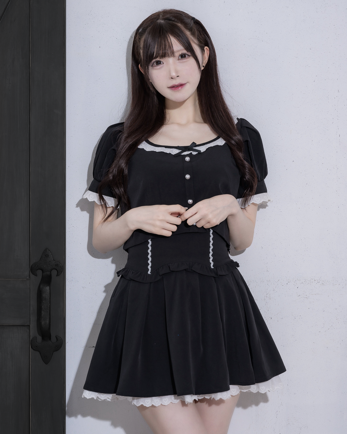 モデル身長:161cm/着用カラー:ブラック