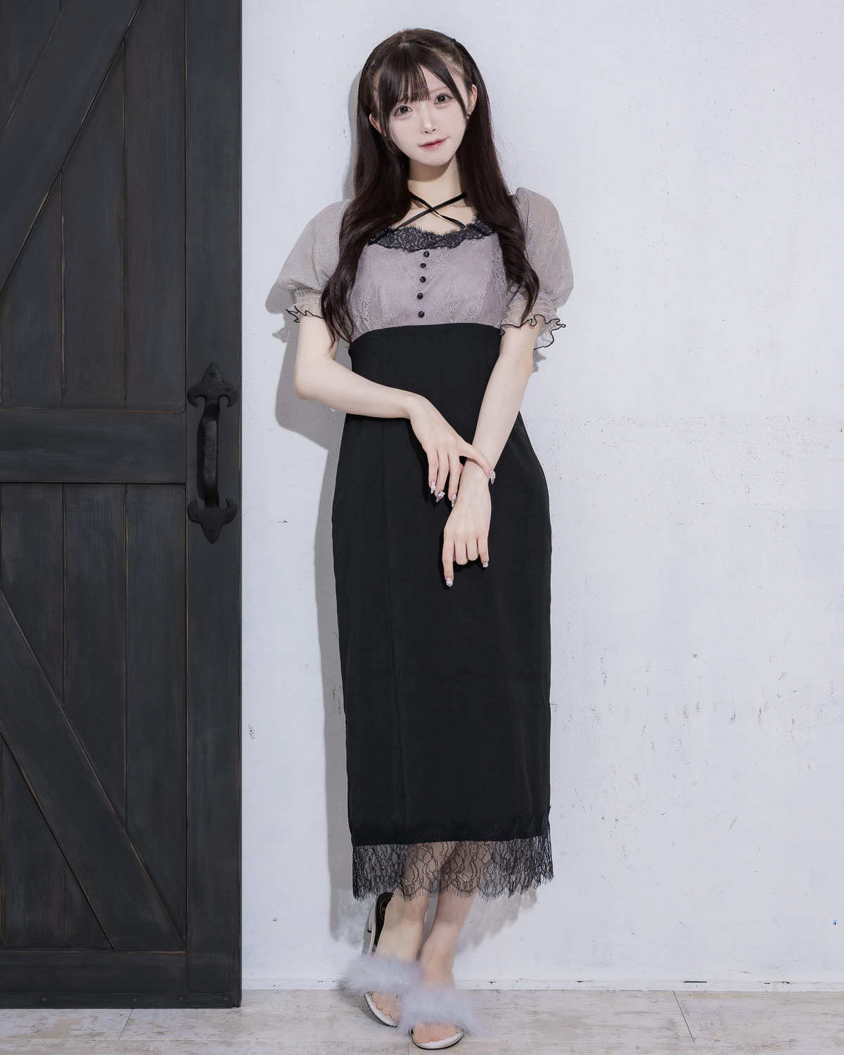 モデル身長:161cm/着用カラー:グレー