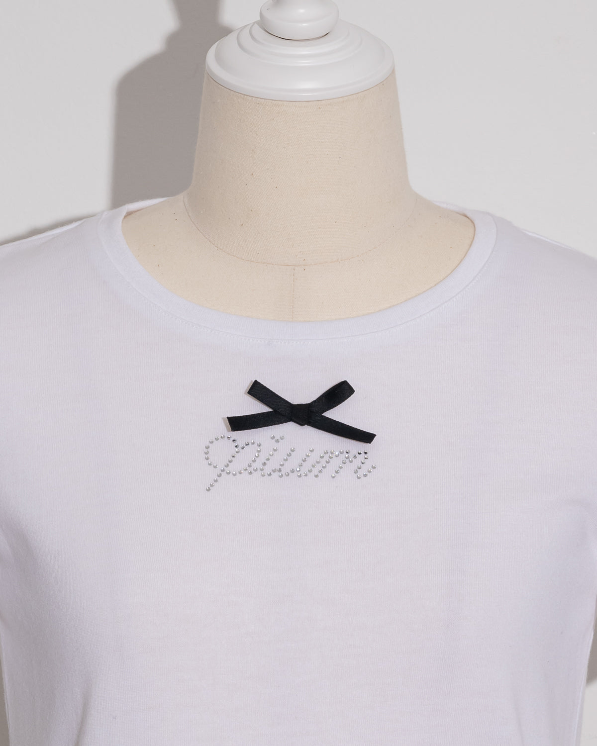 ミニリボンpiumロゴTシャツ