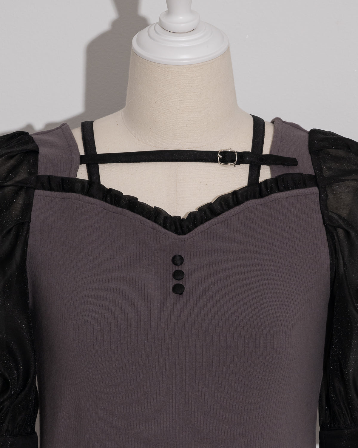 シアースリーブベルトカットソー