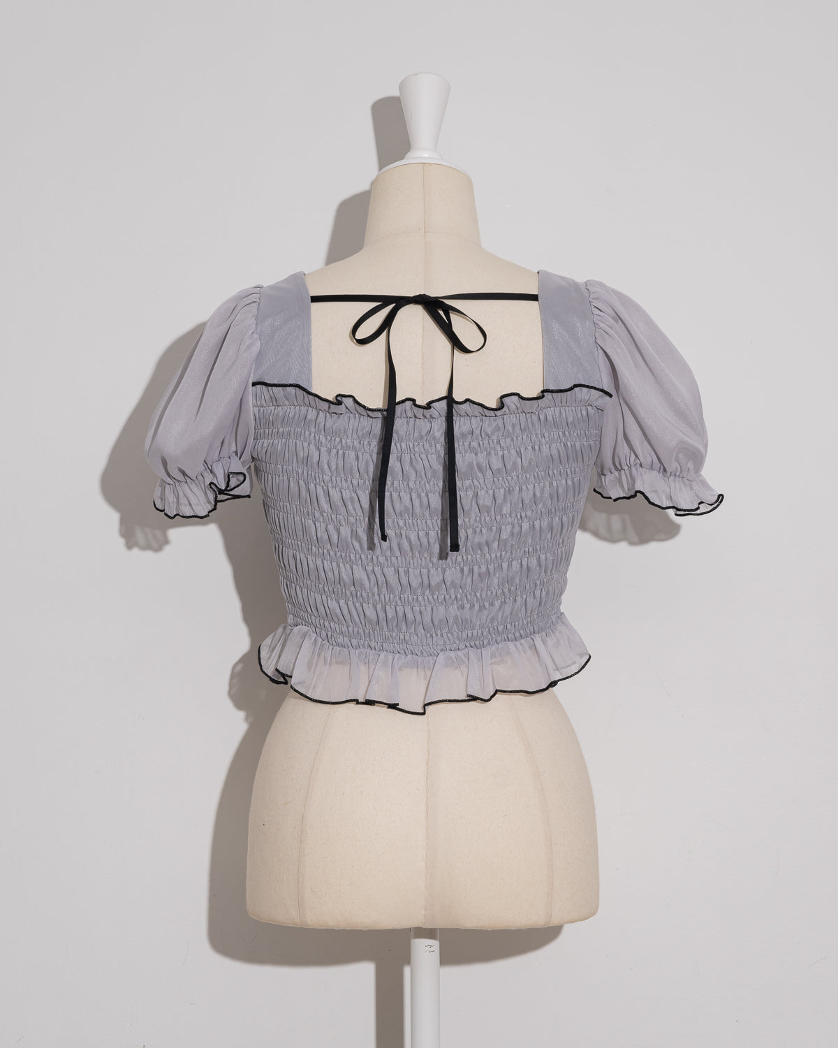 シアーラメシャーリングブラウス