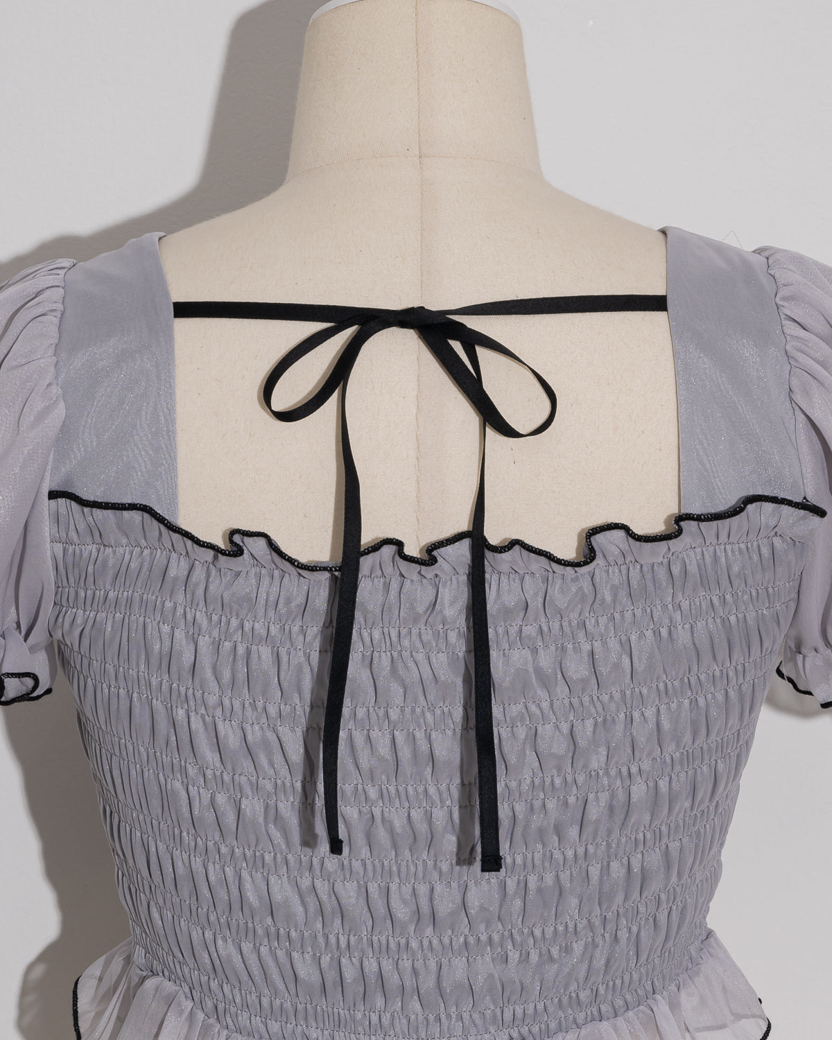 シアーラメシャーリングブラウス