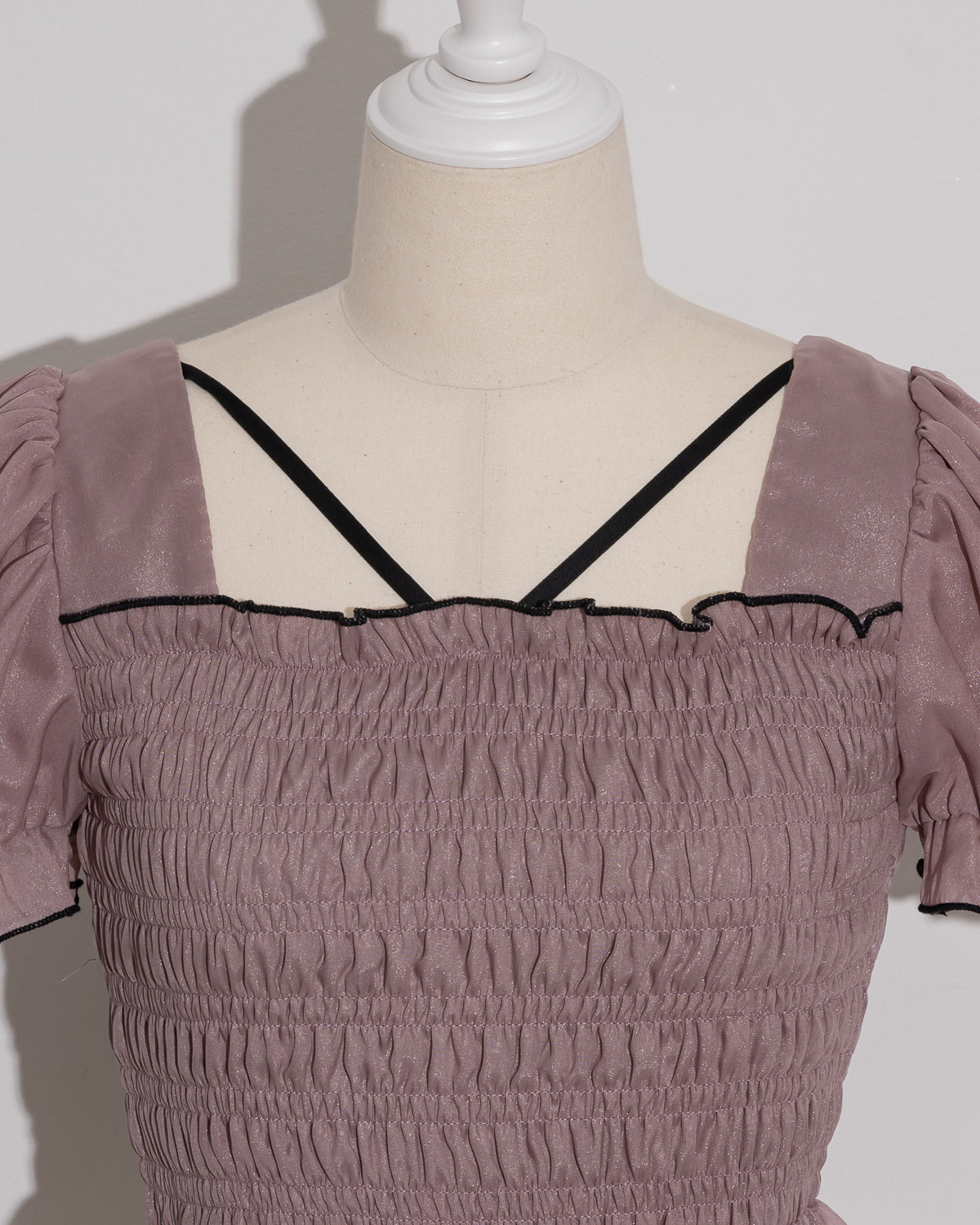 シアーラメシャーリングブラウス