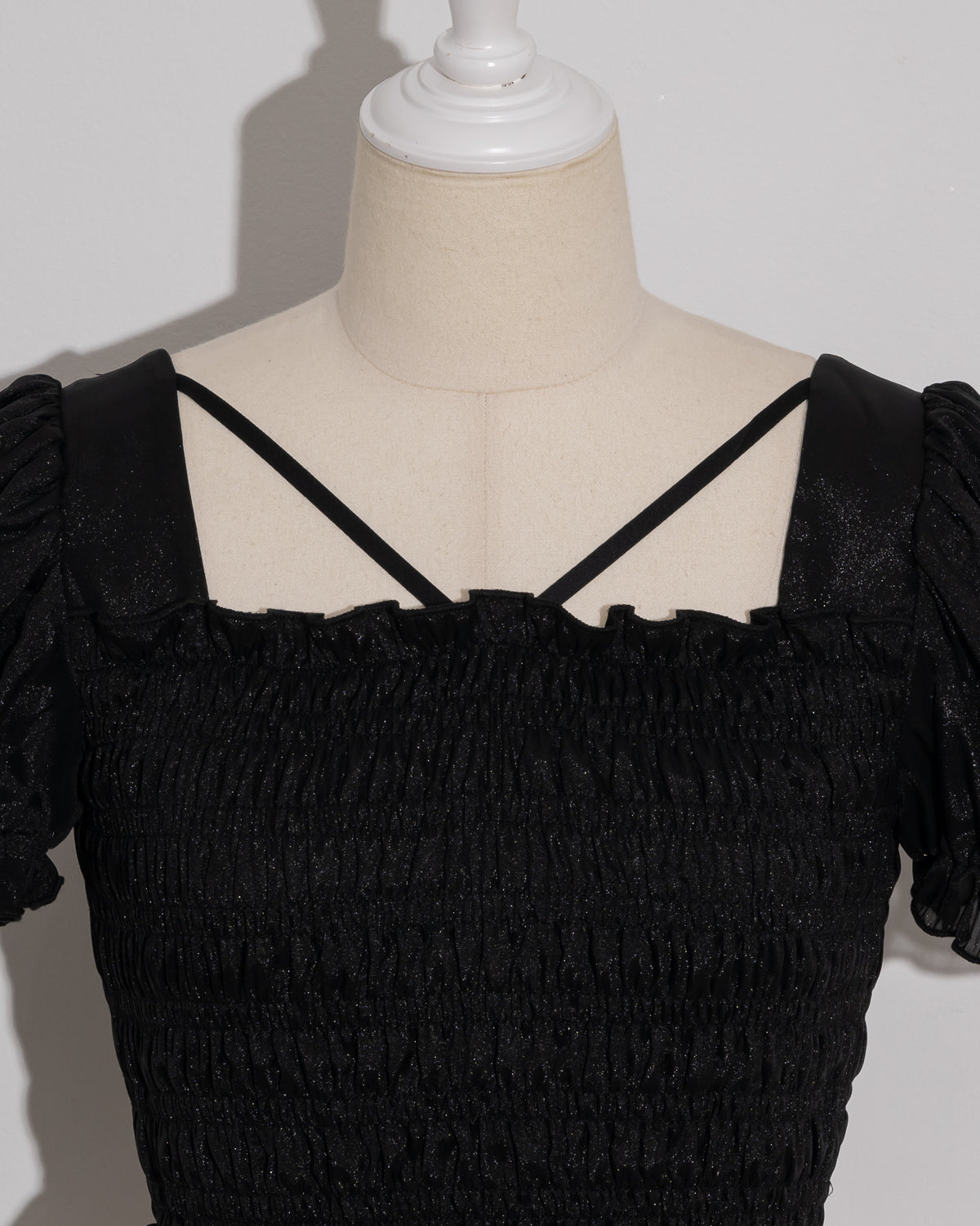 シアーラメシャーリングブラウス