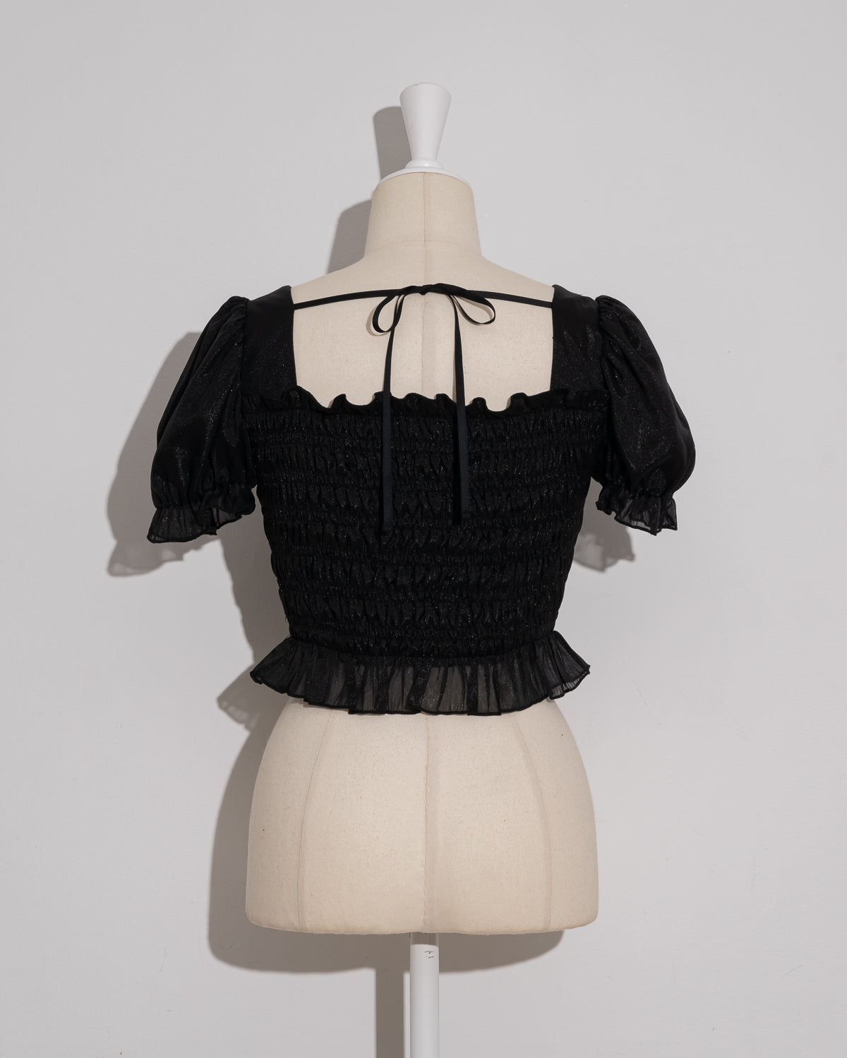 シアーラメシャーリングブラウス