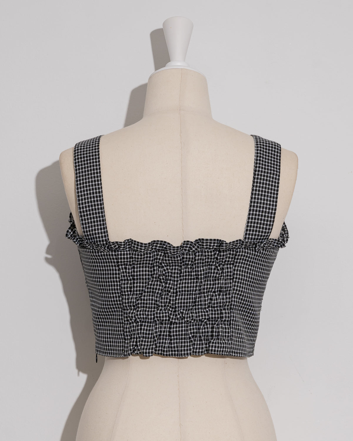 フロントホックビスチェ×プリーツスカートセット