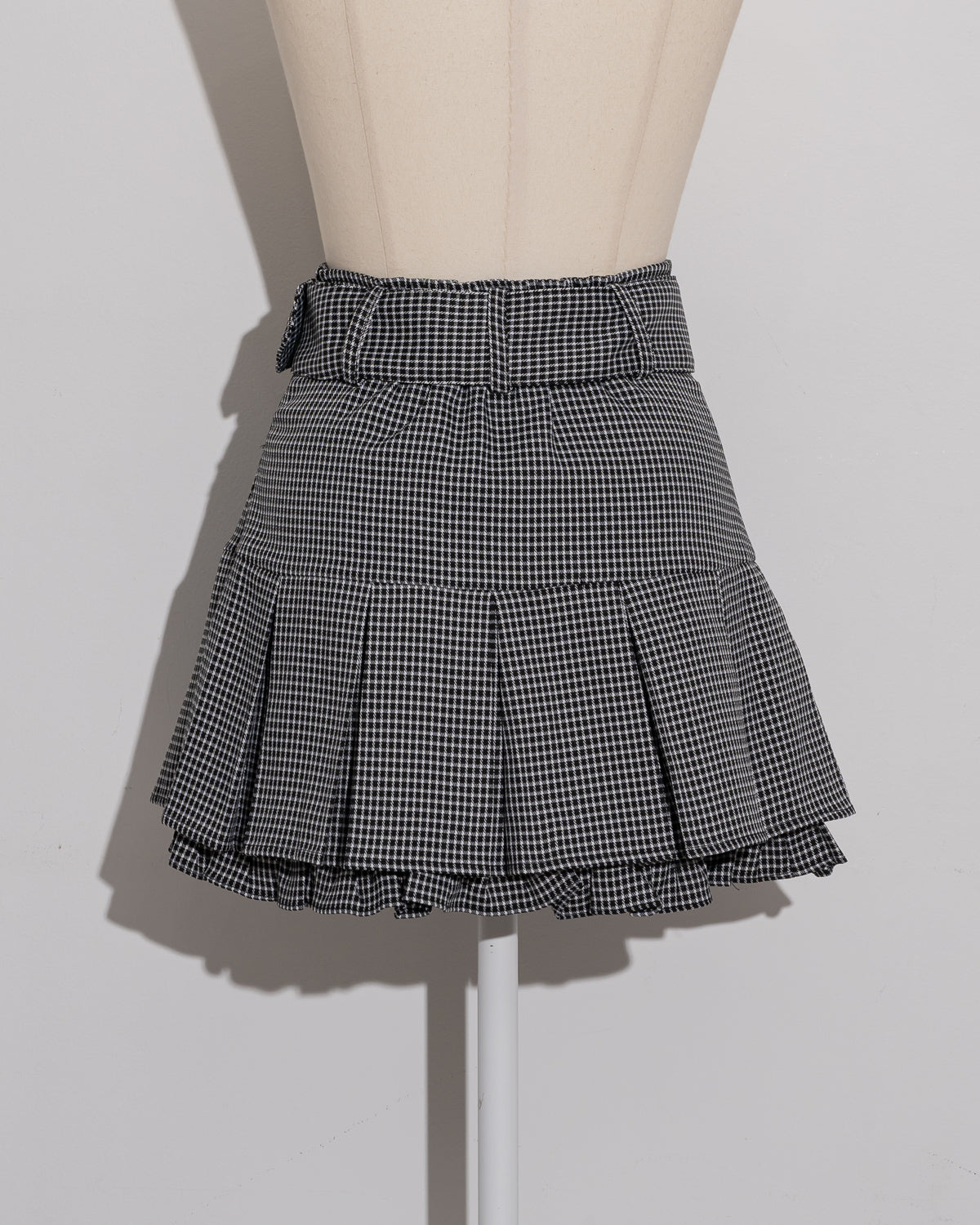 フロントホックビスチェ×プリーツスカートセット