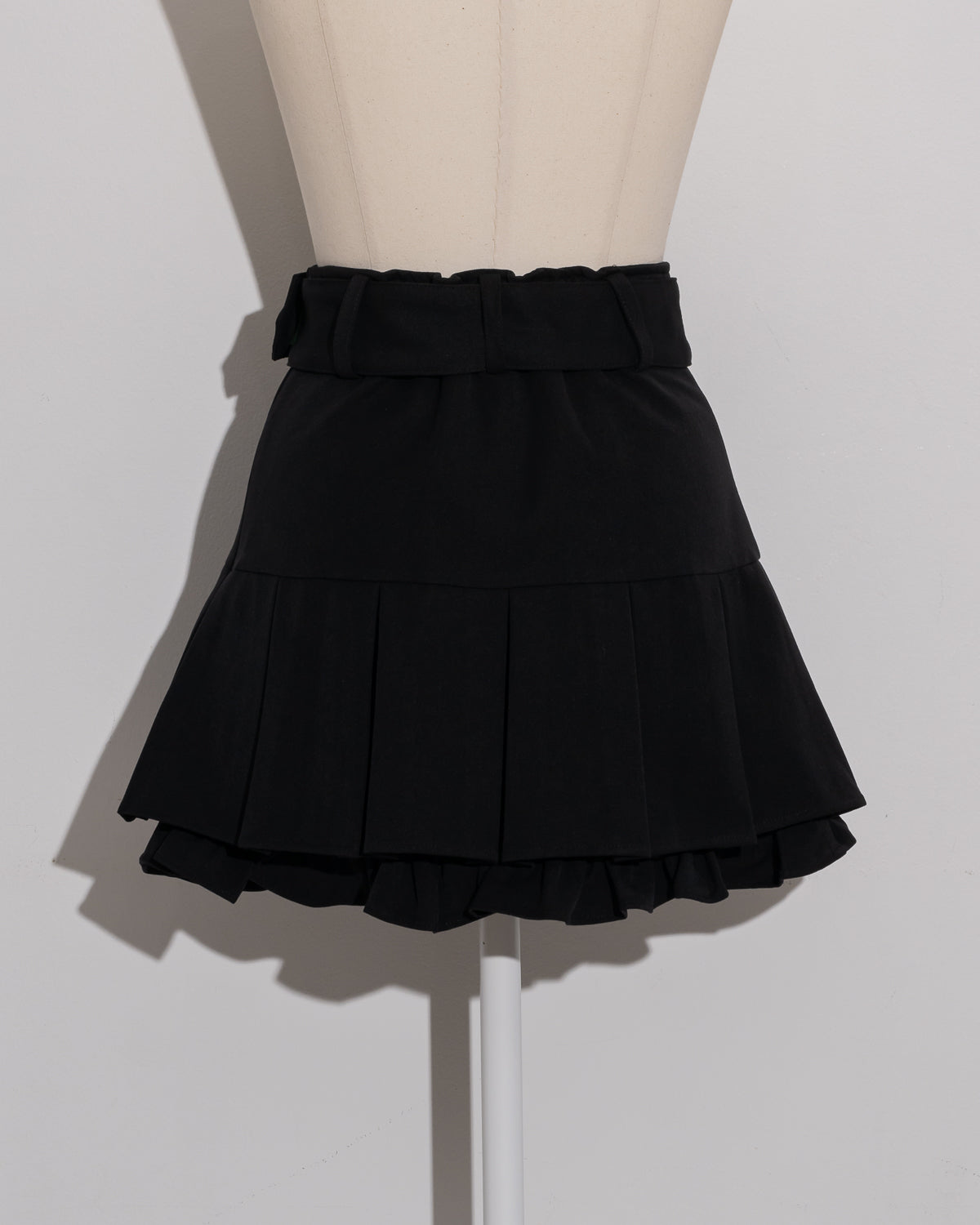 フロントホックビスチェ×プリーツスカートセット