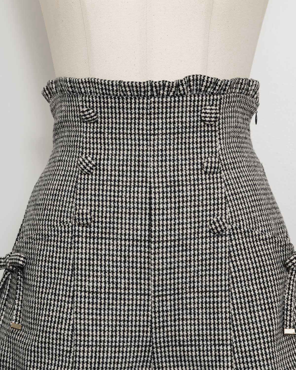 ハイウエストファーショートパンツ