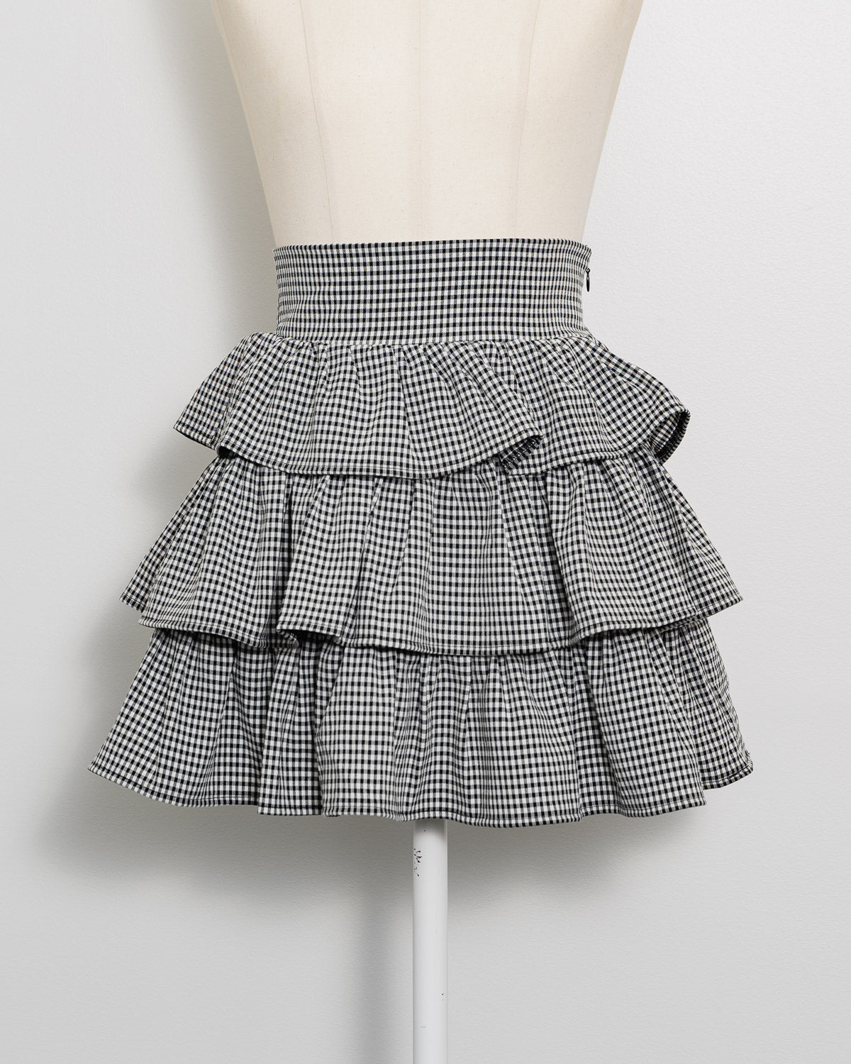 ティアードフリルミニスカート