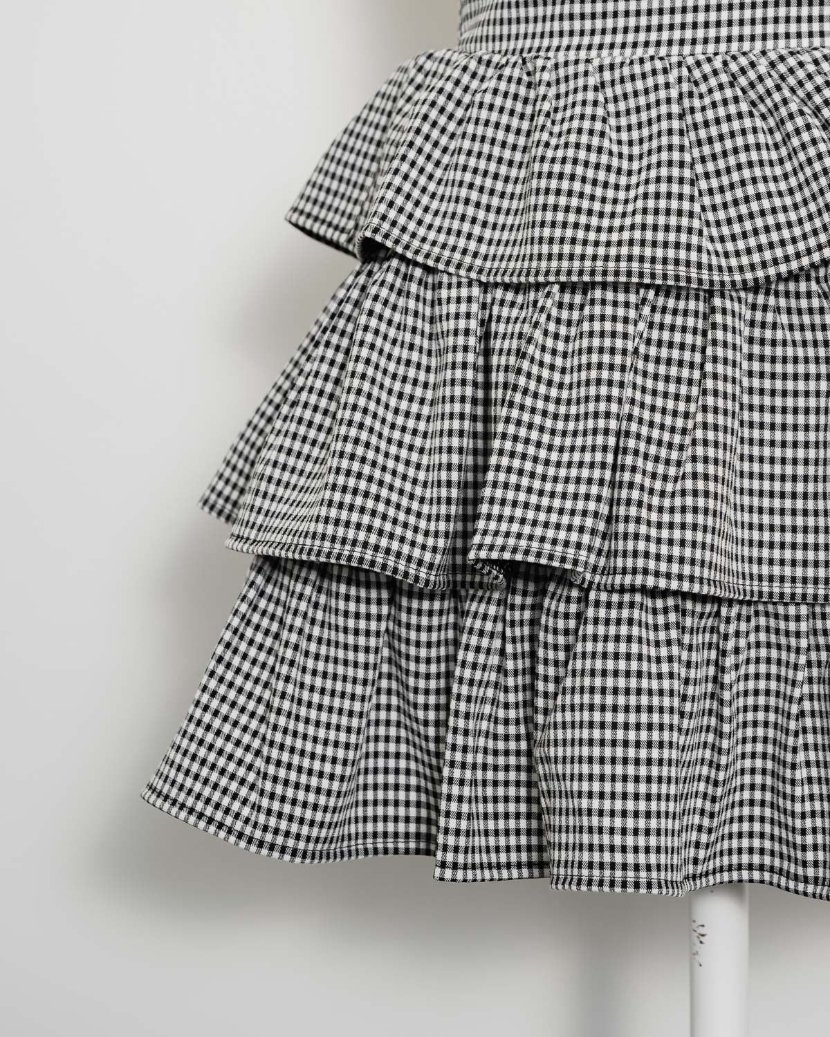 ティアードフリルミニスカート