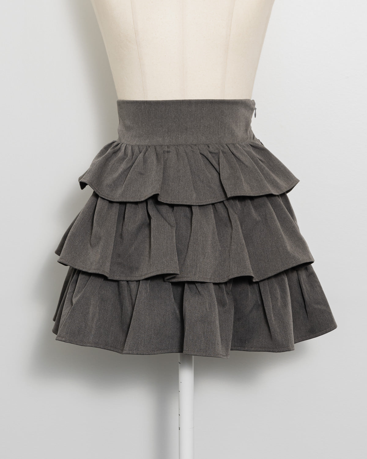 ティアードフリルミニスカート