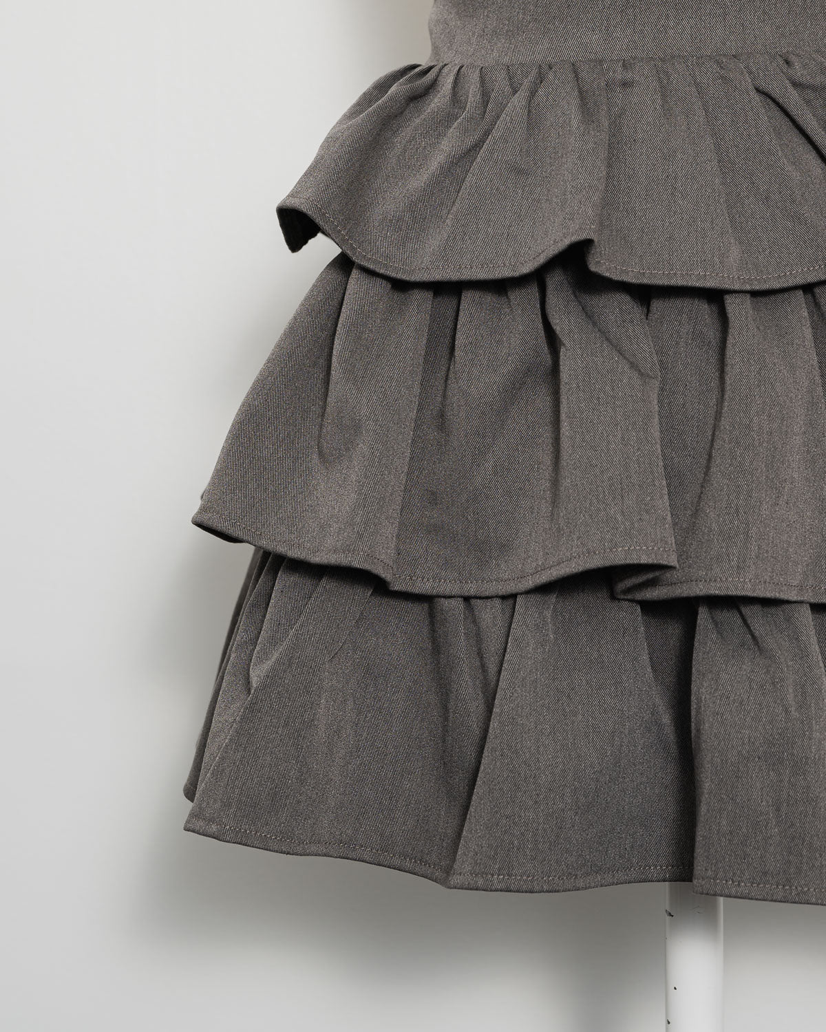 ティアードフリルミニスカート
