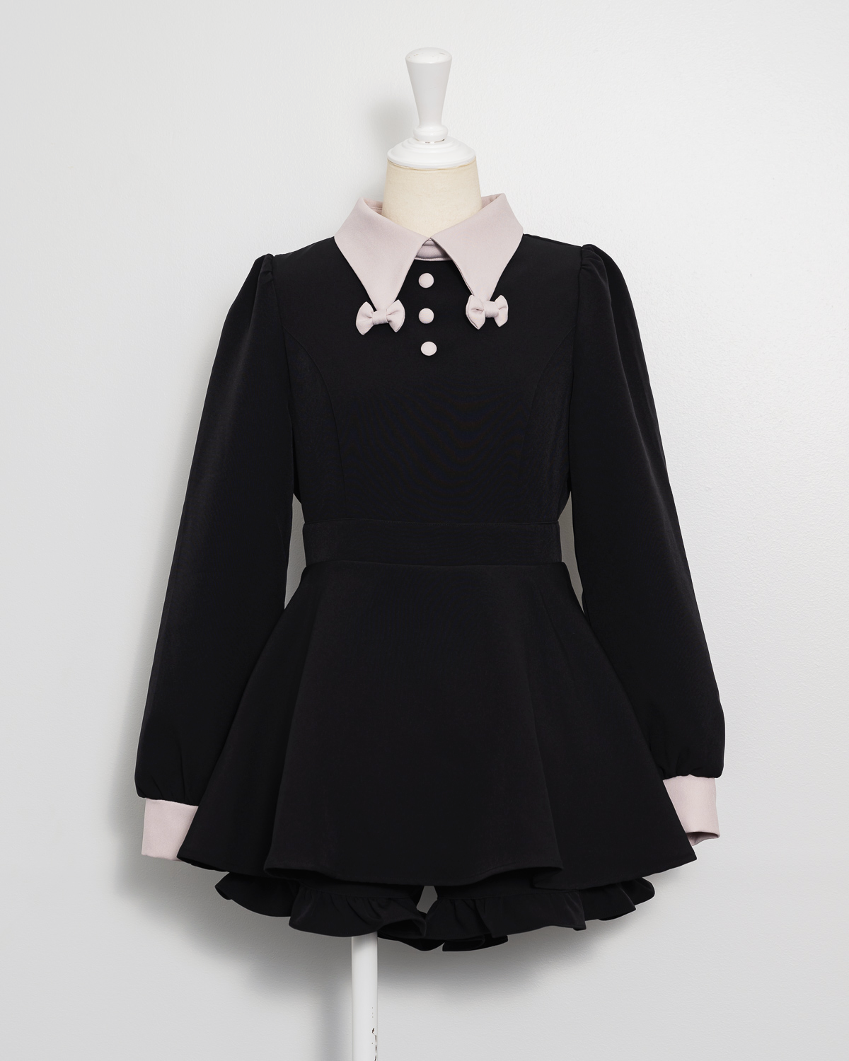 piumリボンカラー長袖セットアップ piumリボンカラー長袖セットアップ