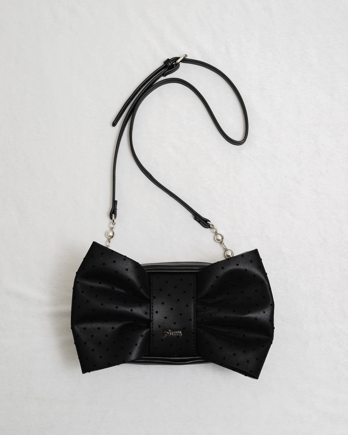 pium ドットチュールリボン2wayバッグ ドットチュールリボン2wayバッグ – pium