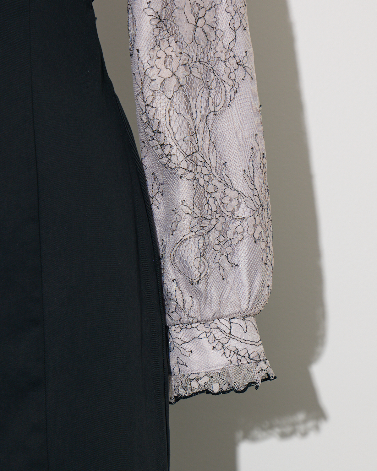 レースケープドッキングロングワンピース