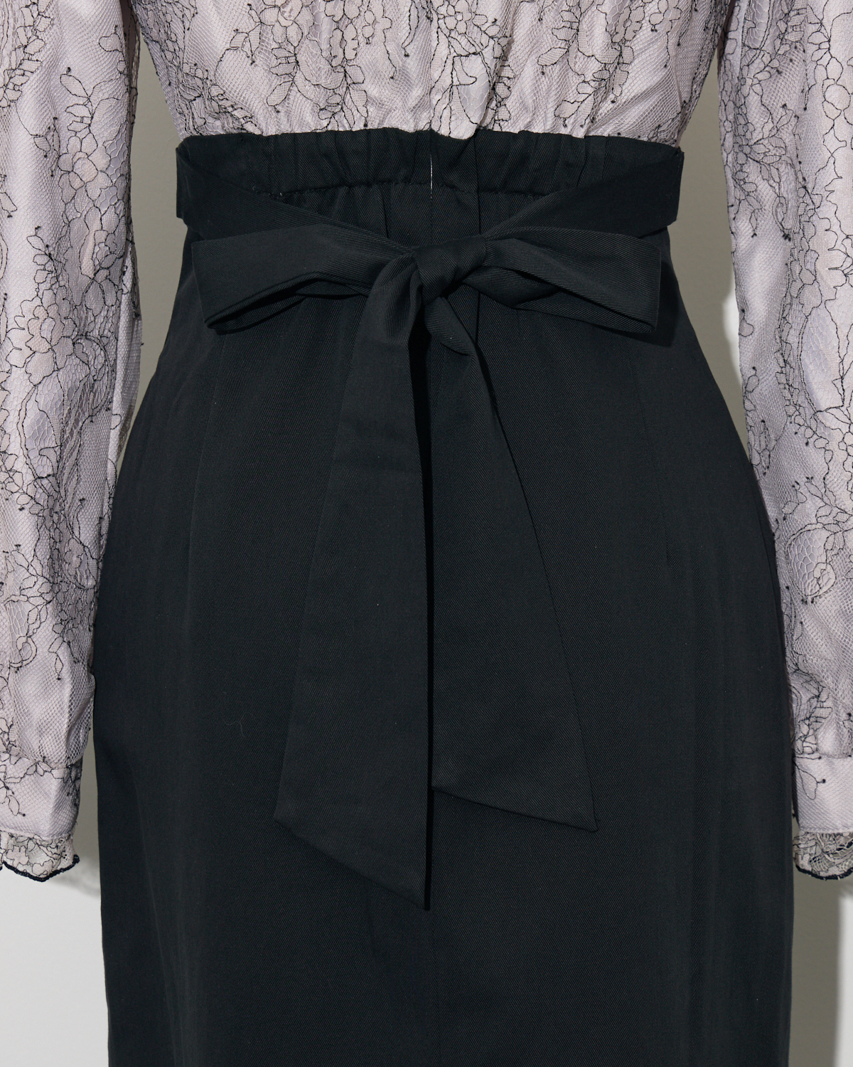 レースケープドッキングロングワンピース