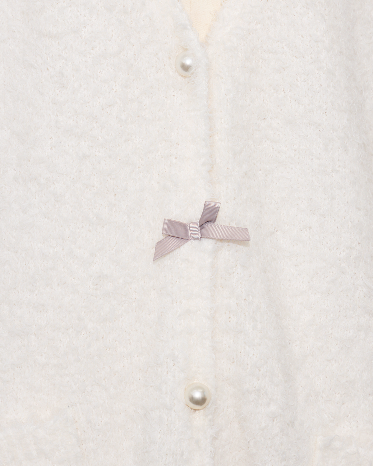 テディニットロングカーデ