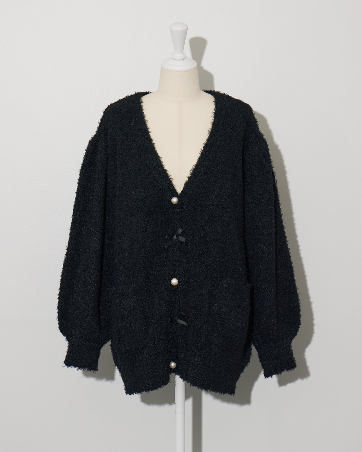 テディニットロングカーデ