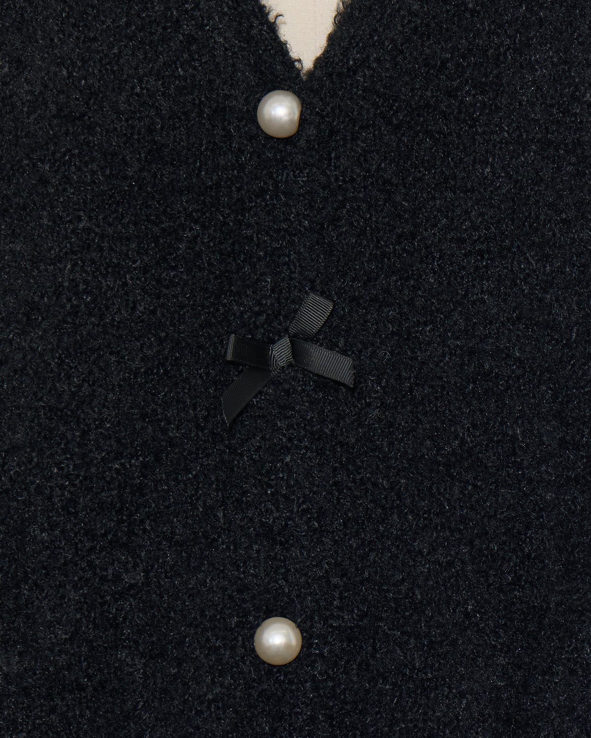 テディニットロングカーデ