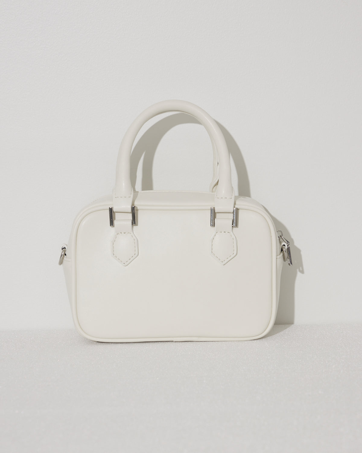 ハートポーチ付きミニリボンボストンバッグ