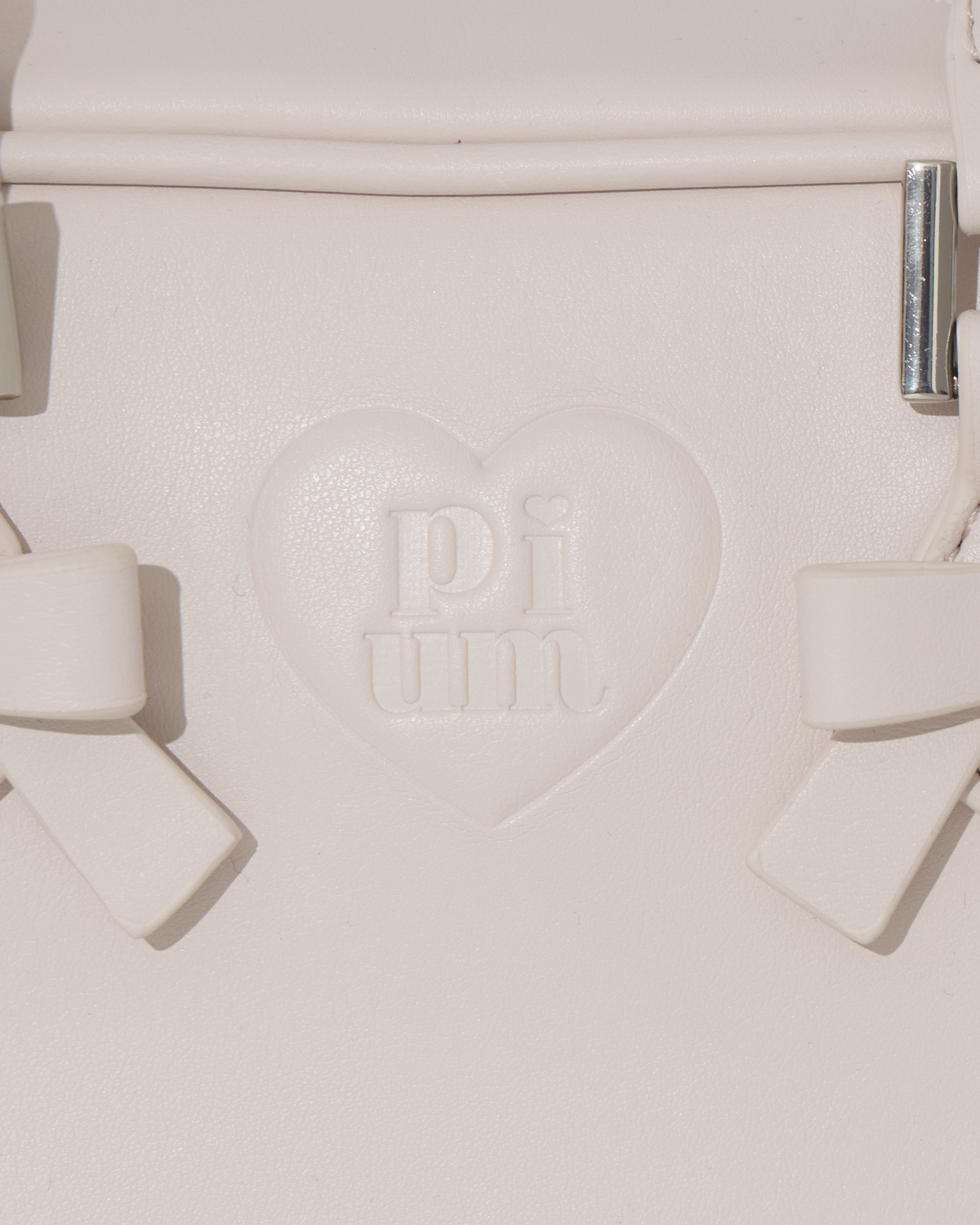 ハートポーチ付きミニリボンボストンバッグ