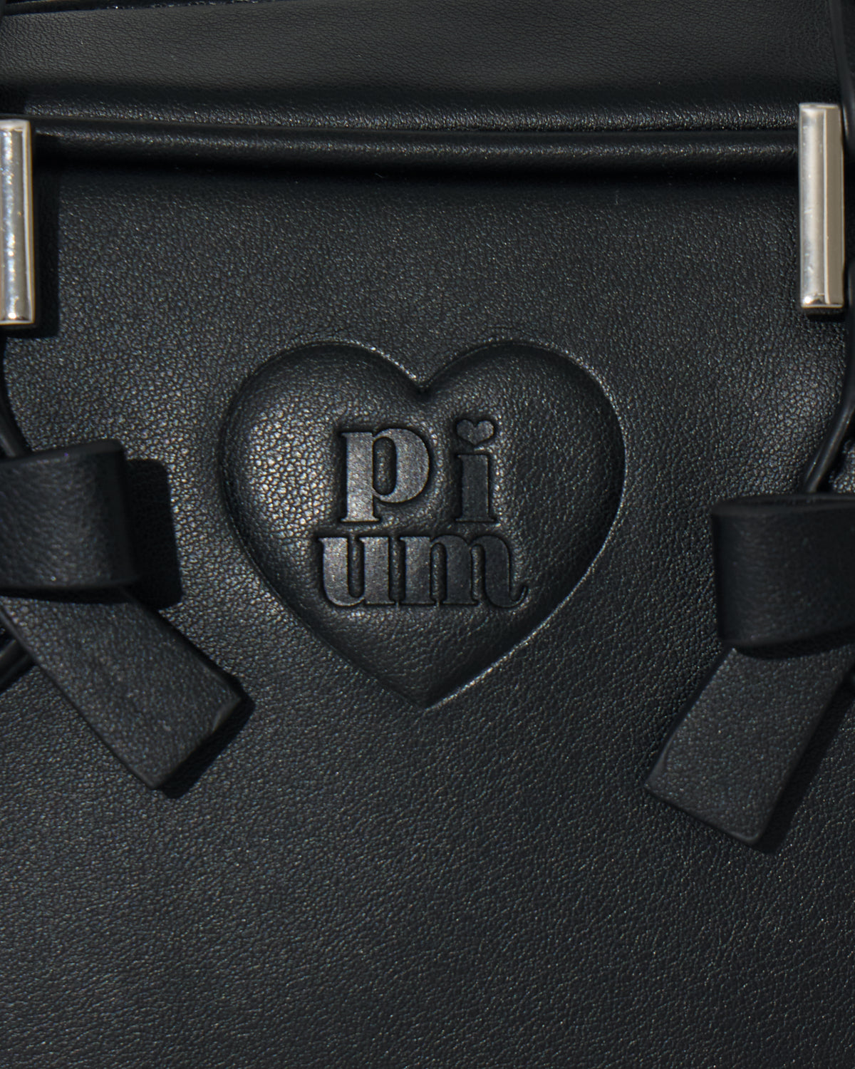 ハートポーチ付きミニリボンボストンバッグ