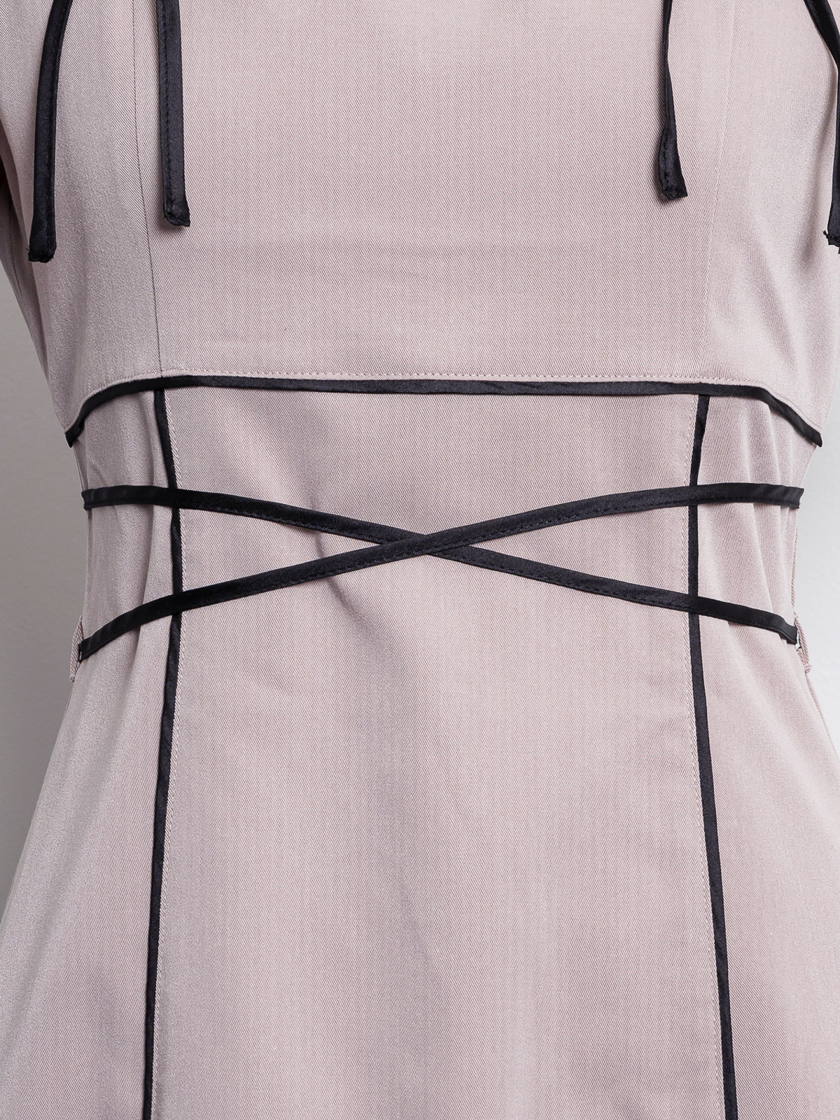 クロステープカットアウトロングワンピース