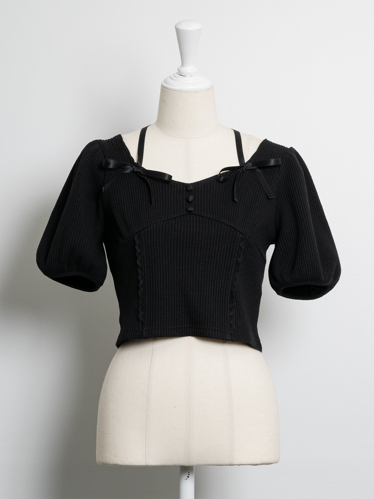 コルセットワッフルカットソー – pium