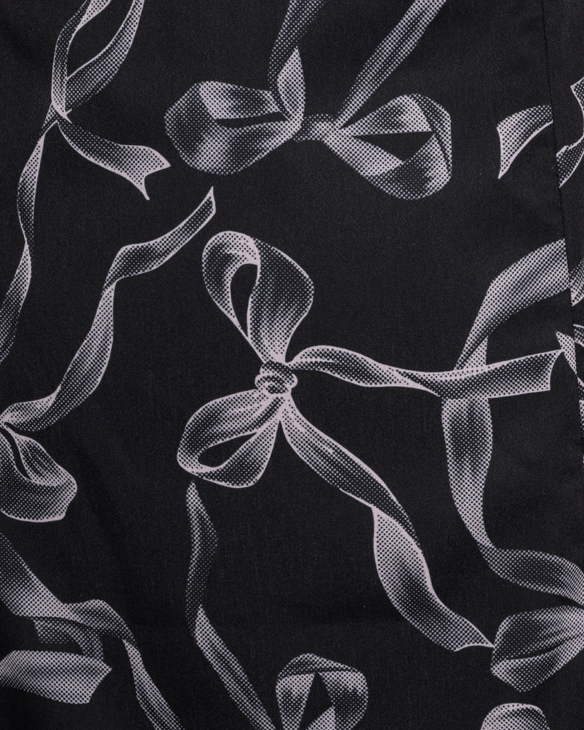 リボン柄ロングワンピース