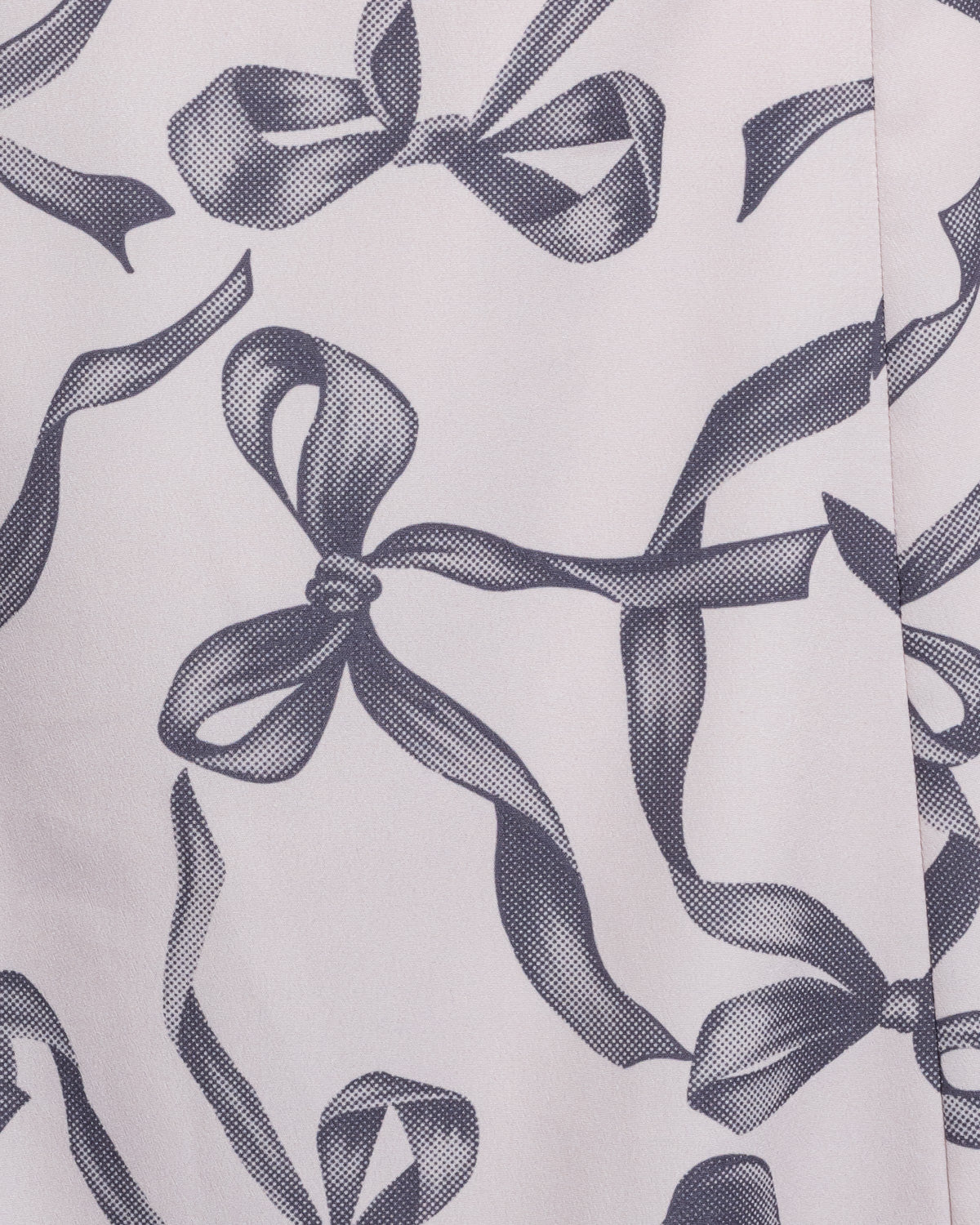 リボン柄ロングワンピース