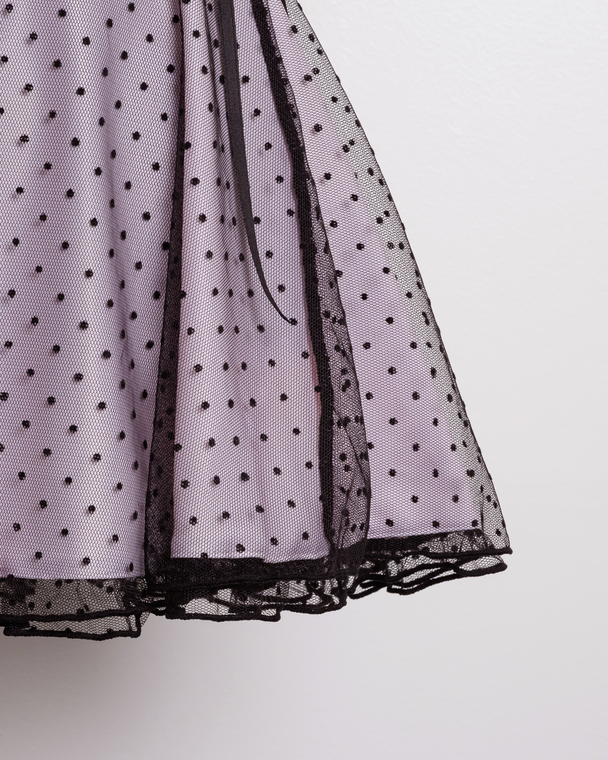 ドットチュールワンピーススイムウェア